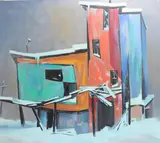 From the Estate of Richard Rogers by Richard Rogers, Oil on canvas, sold Dec 2022