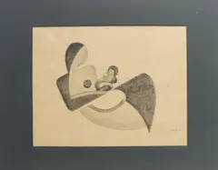 Untitled by Margot Kempe, Pencil on paper, sold Dec 2022