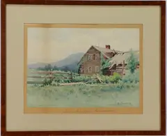 Old Post Office... by William Frederick Paskell, Watercolor, offered Jun 2023