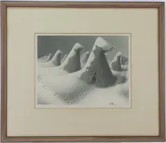 January by Grant Wood, Lithograph, sold Jun 2023