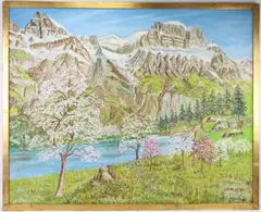 Untitled by Joseph Meierhans, Oil on canvas, sold Dec 2023