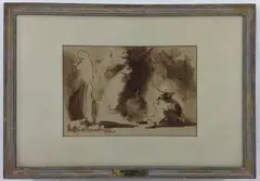 Untitled by Antônio Bandeira, Watercolor, sold Dec 2023