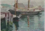 Untitled by John Fulton Folinsbee, Oil on board, sold Dec 2023