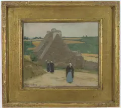 Untitled by Henry B. Snell, Oil on cardboard, sold Dec 2023