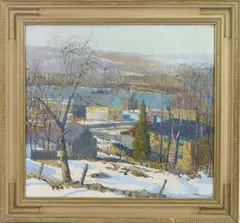 Untitled by Alfred Nunamaker, Oil on canvas, sold Dec 2023