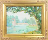 Untitled by Walter I. Mattern, Oil on board, sold Dec 2023
