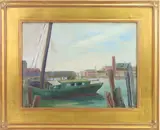Untitled by Melville F. Stark, Oil on board, sold Dec 2023