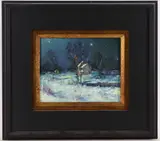 Doylestown by Christopher G. Willett, Oil on canvas, sold Dec 2023