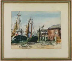 Untitled by Herbert Pullinger, Watercolor, sold Dec 2023