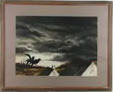 Untitled by Philip Duane Jamison, Watercolor, sold Dec 2023