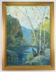 Solitude by Karl Dempwolf, Oil on canvas, sold Dec 2023