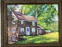 Springtime by Ray Overpeck, Oil on board, sold Dec 2023