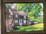 Springtime by Ray Overpeck, Oil on board, sold Dec 2023