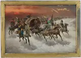 Untitled by Adolf Baumgartner, Oil on wood, sold Dec 2023