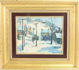 Estate of Della J. Barber by Della J. Barber, Oil on board, sold Dec 2023