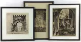 The Kitchen, New Orleans by Earl "Bill" Earle Horter, Etchings (3), sold Dec 2023