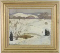 Untitled by Robert Spencer, Oil on canvas, sold Mar 2024