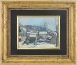 Untitled by Della J. Barber, Oil on board, sold Mar 2024