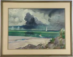 Untitled by Frank Stanley Herring, Watercolor, sold Mar 2024