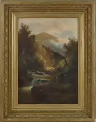 Untitled by Edward Hill, Oil on canvas, sold Mar 2024