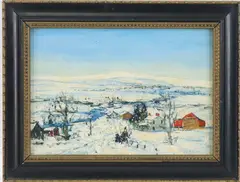 Untitled by Walter Emerson Baum, Oil on board, sold Mar 2024