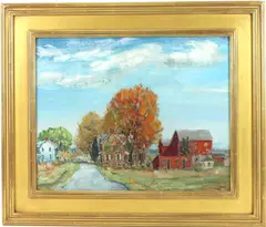 Autumn, Steinburg by Walter Emerson Baum, Oil on board "Autumn, sold Mar 2024