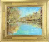 Untitled by Evelyn Marie Allen Faherty, Oil on board, sold Mar 2024