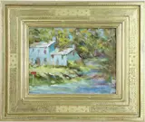 Untitled by Evelyn Marie Allen Faherty, Oil on board, sold Mar 2024