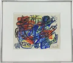Untitled by Anton Rooskens, Watercolor, sold Mar 2024