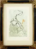 The Punishment of Vanni Fucci by Salvador Dalí, Lithograph, sold Mar 2024