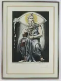 Moses by Salvador Dalí, Lithograph, sold Mar 2024