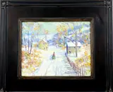 Untitled by Christopher Willett, Oil on board, sold Sep 2022