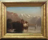 Untitled by Sanford Robinson Gifford, Oil on canvas, sold Sep 2022