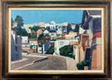San Francisco by Antonio Pietro Martino, Oil on canvas, sold Sep 2022