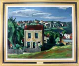 Johnny Platt's House by Antonio Pietro Martino, Oil on canvas, sold Sep 2022