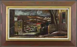 Winter Manayunk by Antonio Pietro Martino, Oil on board, sold Sep 2022