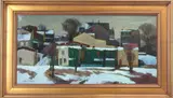 Gray Day, Manayunk by Antonio Pietro Martino, Oil on canvas, sold Sep 2022
