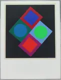 Kanta Et Iboya by Victor Vasarely, Screenprint, sold Sep 2022