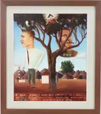 Pop Retablo by Wes Hempel, Oil on board, sold Sep 2022