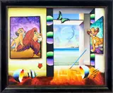 Untitled by Fernando de Jesus Oliveira, Oil on canvas, sold Sep 2022