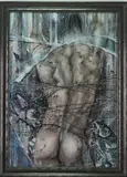 Fish by Kirill Fadeyev, Acrylic on paper, sold Sep 2022