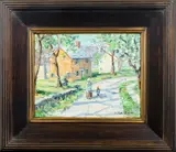 Morning Walk by Christopher Willett, Oil on canvas, sold Sep 2022