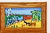 Untitled by John "Jack" Savitsky, OIl on board, sold Sep 2022