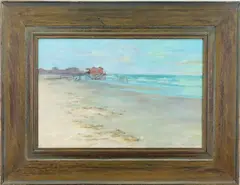 Untitled by Nicola D'Ascenzo, Oil on board, sold Sep 2022