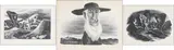 Amish by Richard Thomas Hood, Etchings (3), offered Jun 2023