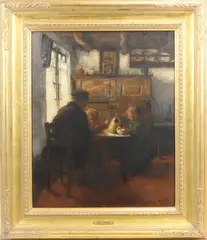 Untitled by Frantz Charlet, Oil on canvas, sold Jun 2023