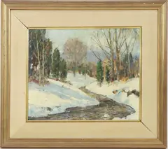 Untitled by Arthur James Emery Powell, Oil on board, sold Jun 2023