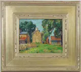New Hope by John Fulton Folinsbee, Oil on board, sold Jun 2023