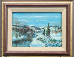 Untitled by Walter Emerson Baum, Oil on board, sold Jun 2023