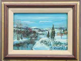 Untitled by Walter Emerson Baum, Oil on board, sold Jun 2023